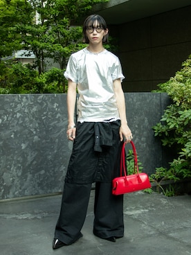「DRIES VAN NOTEN（ドリスヴァンノッテン）のアイテム」を使った、Aoi Sugiyama さん（メンズ・170cm）の春コーディネート