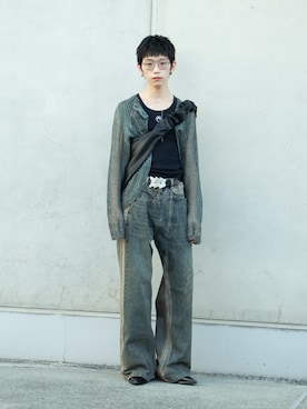 「stein（シュタイン）のアイテム」を使った、Aoi Sugiyama さん（メンズ・170cm）の夏コーディネート
