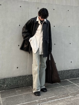 「stein（シュタイン）のアイテム」を使った、Aoi Sugiyama さん（メンズ・170cm）の冬コーディネート