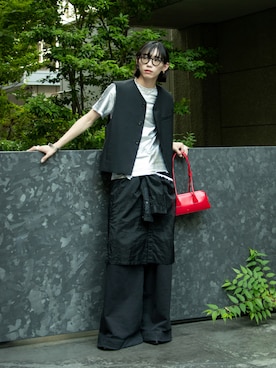 「アイテム（Tシャツ/カットソー）」を使った、Aoi Sugiyama さん（メンズ・170cm）の夏コーディネート