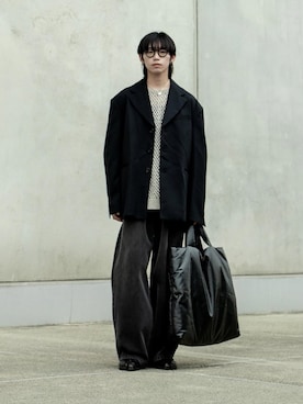 「アイテム（ジャケット/アウター）」を使った、Aoi Sugiyama さん（骨格ウェーブ・メンズ・170cm）の夏コーディネート