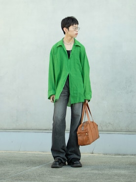 「PORTER（ポーター）のアイテム」を使った、Aoi Sugiyama さん（メンズ・170cm）の春コーディネート