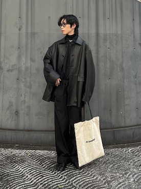 「アイテム（その他アウター）」を使った、Aoi Sugiyama さん（メンズ・170cm）の秋コーディネート