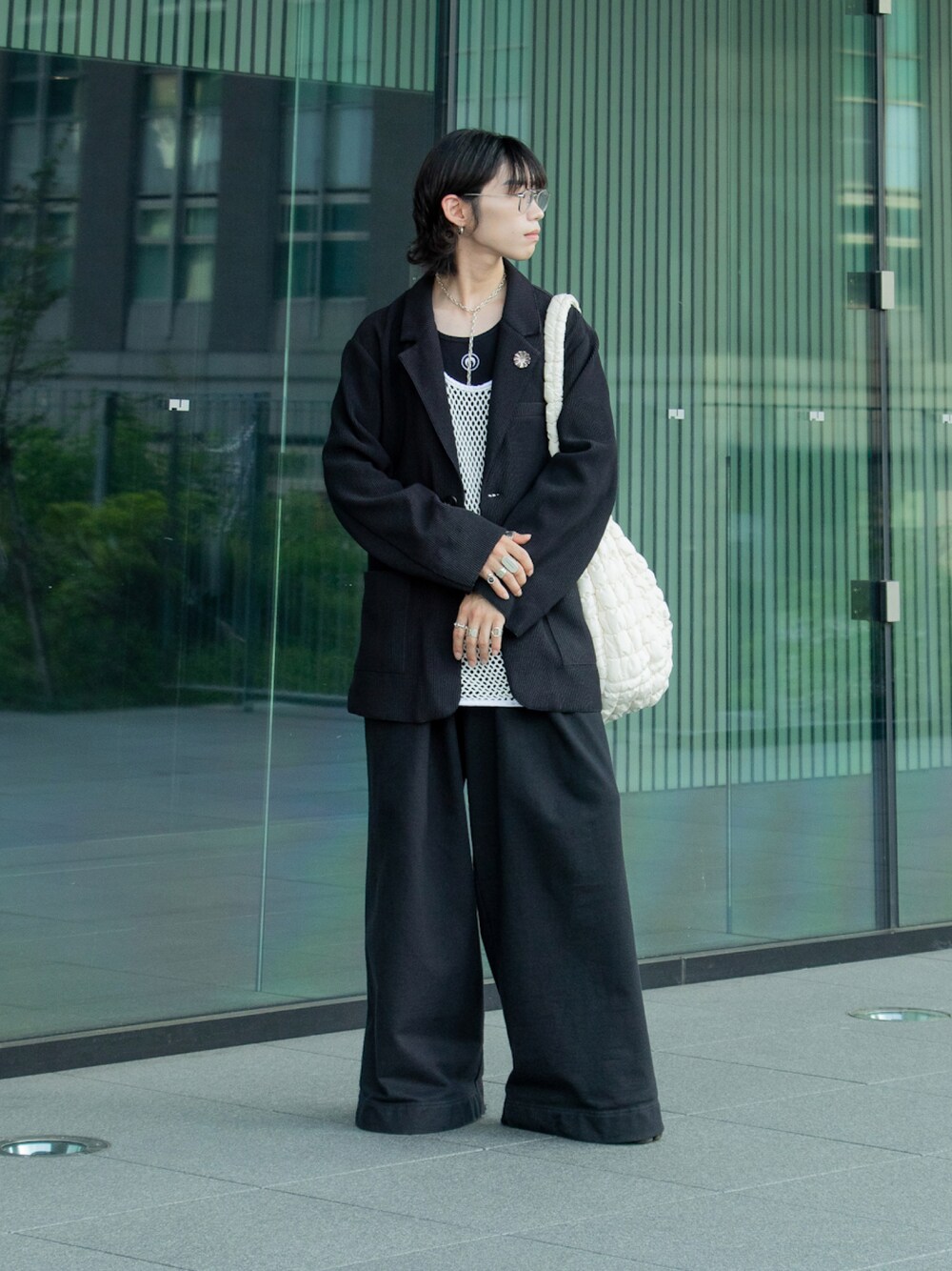 MARINE SERREのタンクトップを使った人気ファッションコーディネート 
