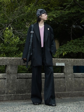 「アイテム（ニットキャップ/ビーニー）」を使った、Aoi Sugiyama さん（メンズ・170cm・20代）の秋コーディネート