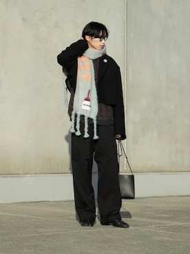 「アイテム（ブーツ）」を使った、Aoi Sugiyama さん（メンズ・170cm・20代）の秋コーディネート