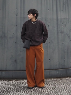 「YOKE（ヨーク）のアイテム」を使った、Aoi Sugiyama さん（メンズ・170cm）の春コーディネート