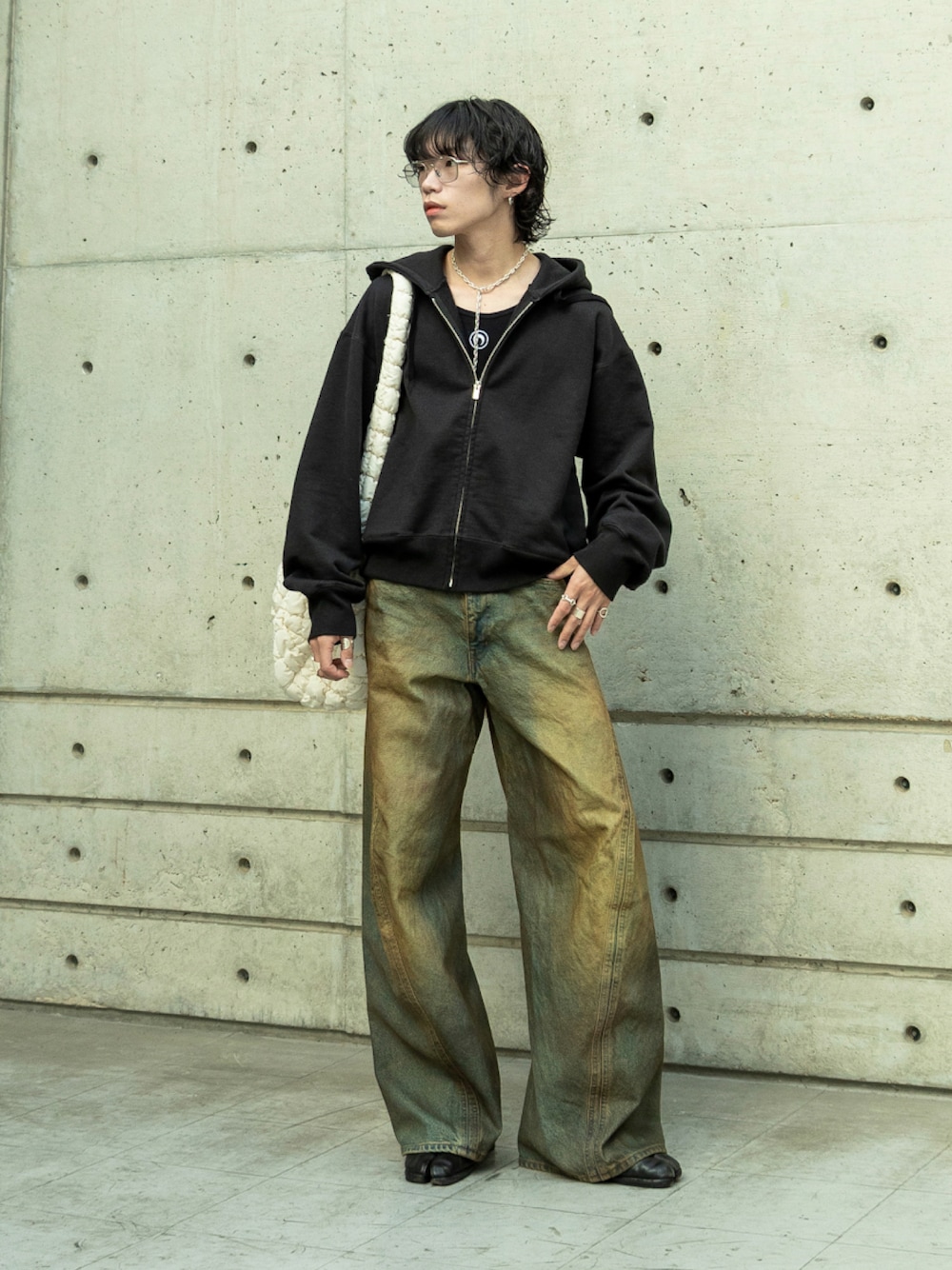 NVRFRGT 3D TWISTED WIDE LEG O別注