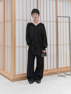 「STUDIOUS(ステュディオス)のアイテム」を使った、Aoi Sugiyama さん(メンズ・170cm)の夏コーディネート