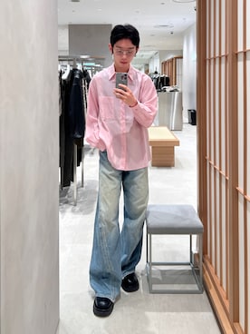 「STUDIOUS(ステュディオス)のアイテム」を使った、Aoi Sugiyama さん(メンズ・170cm)の夏コーディネート