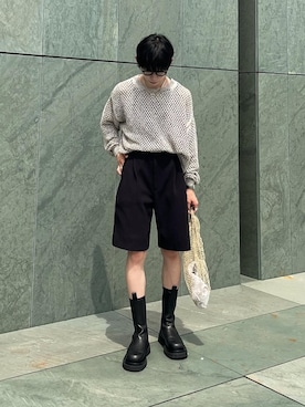 「アイテム（ハンドバッグ）」を使った、Aoi Sugiyama さん（メンズ・170cm・20代）の夏コーディネート
