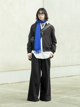 「DRIES VAN NOTEN（ドリスヴァンノッテン）のアイテム」を使った、Aoi Sugiyama さん（メンズ・170cm）の冬コーディネート