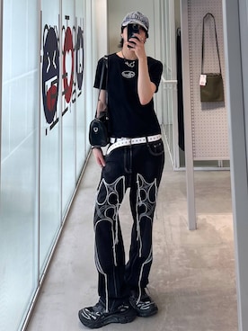 「アイテム（ハンドバッグ）」を使った、A.Sさん（メンズ・176cm）の夏コーディネート