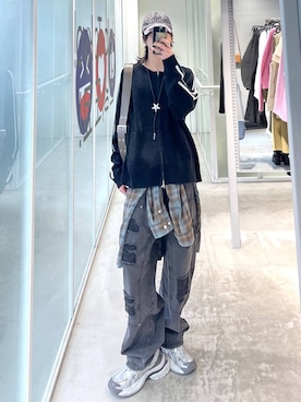 「NOT4NERD（ノットフォーナード）のアイテム」を使った、A.Sさん（メンズ・176cm）の冬コーディネート
