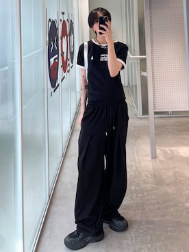 「ALAND（エーランド）のアイテム」を使った、A.Sさん（メンズ・176cm）の夏コーディネート