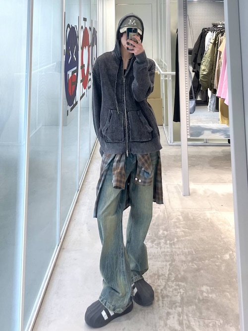 3.3 Field Trip／ピグメントメッシュパーカー