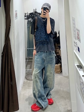 「アイテム（トートバッグ）」を使った、A.Sさん（メンズ・176cm・20代）の夏コーディネート