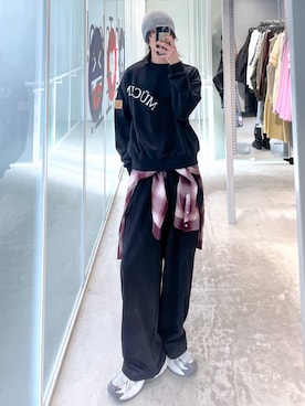 「SLOWACID（スローアシッド）のアイテム」を使った、A.Sさん（メンズ・176cm）の冬コーディネート