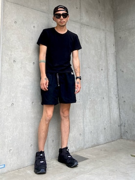 田中奨伍さん（メンズ・178cm）の夏コーディネート