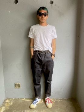 「United Athle（ユナイテッドアスレ）のアイテム」を使った、田中奨伍さん（メンズ・178cm）の夏コーディネート