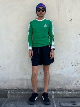 田中奨伍さん(メンズ・178cm)の秋コーディネート