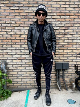 田中奨伍さん（メンズ・178cm）の春コーディネート