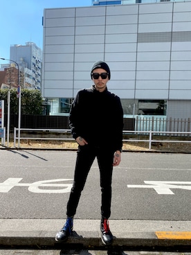 田中奨伍さん（メンズ・178cm）の冬コーディネート