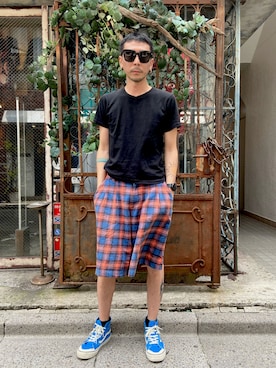 田中奨伍さん（メンズ・178cm）の春コーディネート