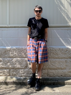 田中奨伍さん（メンズ・178cm）の秋コーディネート