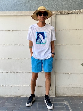 田中奨伍さん（メンズ・178cm）の夏コーディネート