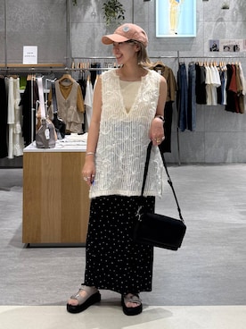 「LEPSIM（レプシィム）のアイテム」を使った、kuu__lpさん（レディース・157cm）の春コーディネート