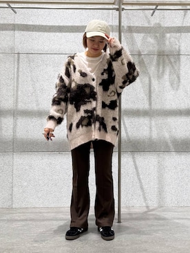 「アイテム（帽子）」を使った、kuu__lpさん（レディース・157cm・30代）の秋コーディネート