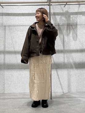 「LEPSIM（レプシィム）のアイテム（サンダル）」を使った、kuu__lpさん（レディース・157cm）の秋コーディネート