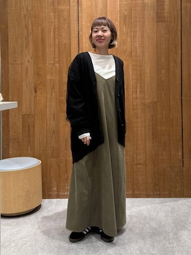 「アイテム（ワンピース/ドレス）」を使った、kuu__lpさん（レディース・157cm・30代）の秋コーディネート