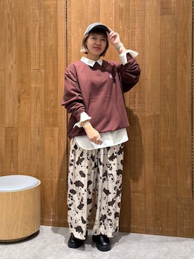 「LEPSIM（レプシィム）のアイテム（サンダル）」を使った、kuu__lpさん（レディース・157cm）の秋コーディネート