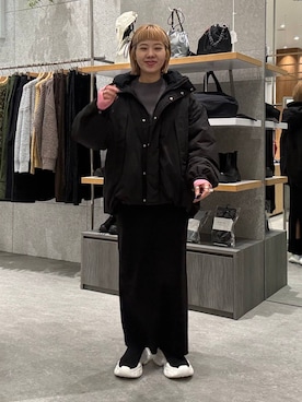 「アイテム（その他アウター）」を使った、kuu__lpさん（レディース・157cm・30代）の秋コーディネート