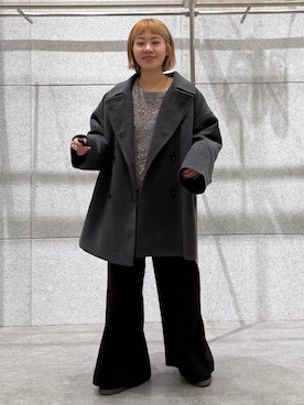 「アイテム（その他アウター）」を使った、kuu__lpさん（レディース・157cm・30代）の秋コーディネート