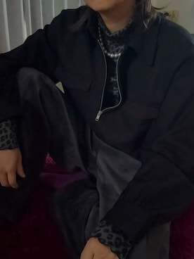 「しまむら（シマムラ）のアイテム（Tシャツ/カットソー）」を使った、ARiさん（レディース・158cm）の秋コーディネート