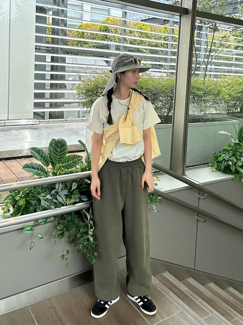 OVERRIDE DOBBY PLAID SUNSHADE HAT / オーバーライド（ハット
