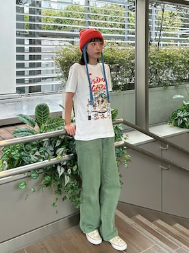 にこさん（骨格ウェーブ・レディース・165cm）の秋コーディネート