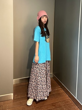 「アイテム（ニットキャップ/ビーニー）」を使った、にこさん（レディース・165cm・30代）の秋コーディネート