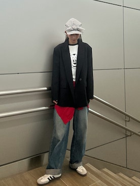 にこさん（レディース・165cm）の春コーディネート