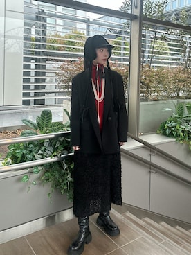 「arth（アース）のアイテム」を使った、にこさん（レディース・165cm）の冬コーディネート