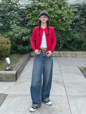 にこさん（骨格ウェーブ・レディース・165cm）の秋コーディネート