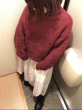 「rectangle（レクタングル）のアイテム（シャツワンピース）」を使った、eriさん（レディース・160cm）の秋コーディネート