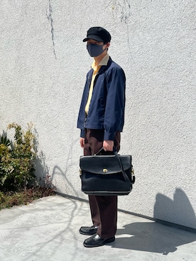 「オールドコーチ」｜「アイテム（ジャケット/アウター）」を使った、むらさん（メンズ・175cm）の春コーディネート