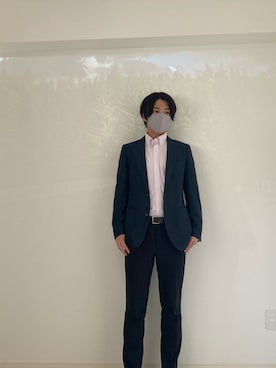 「SUIT SELECT（スーツセレクト）のアイテム（ジャケット/アウター）」を使った、michigettaさん（メンズ・169cm）の秋コーディネート