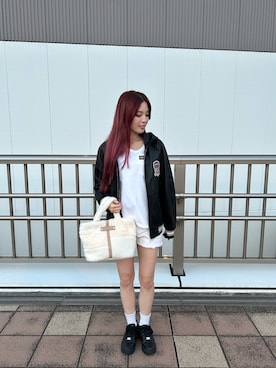 「アイテム（ブルゾン）」を使った、あいかさん（レディース・158cm・20代）の秋コーディネート