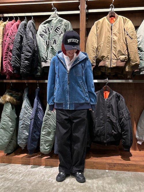 直営店限定》DENIM SIGNATUR LOGO PARKA / デニム シグネチャー
