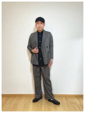 Gu ジーユー のテーラードジャケットを使ったメンズ人気ファッションコーディネート Wear